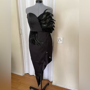 Fashion Nova Black Dress, size L